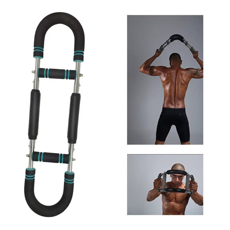 92ME Twisters Arm Trainer Arm Exerciser Homes Workout Equipment for Upper Body Strength Training with Adjustable Resistance