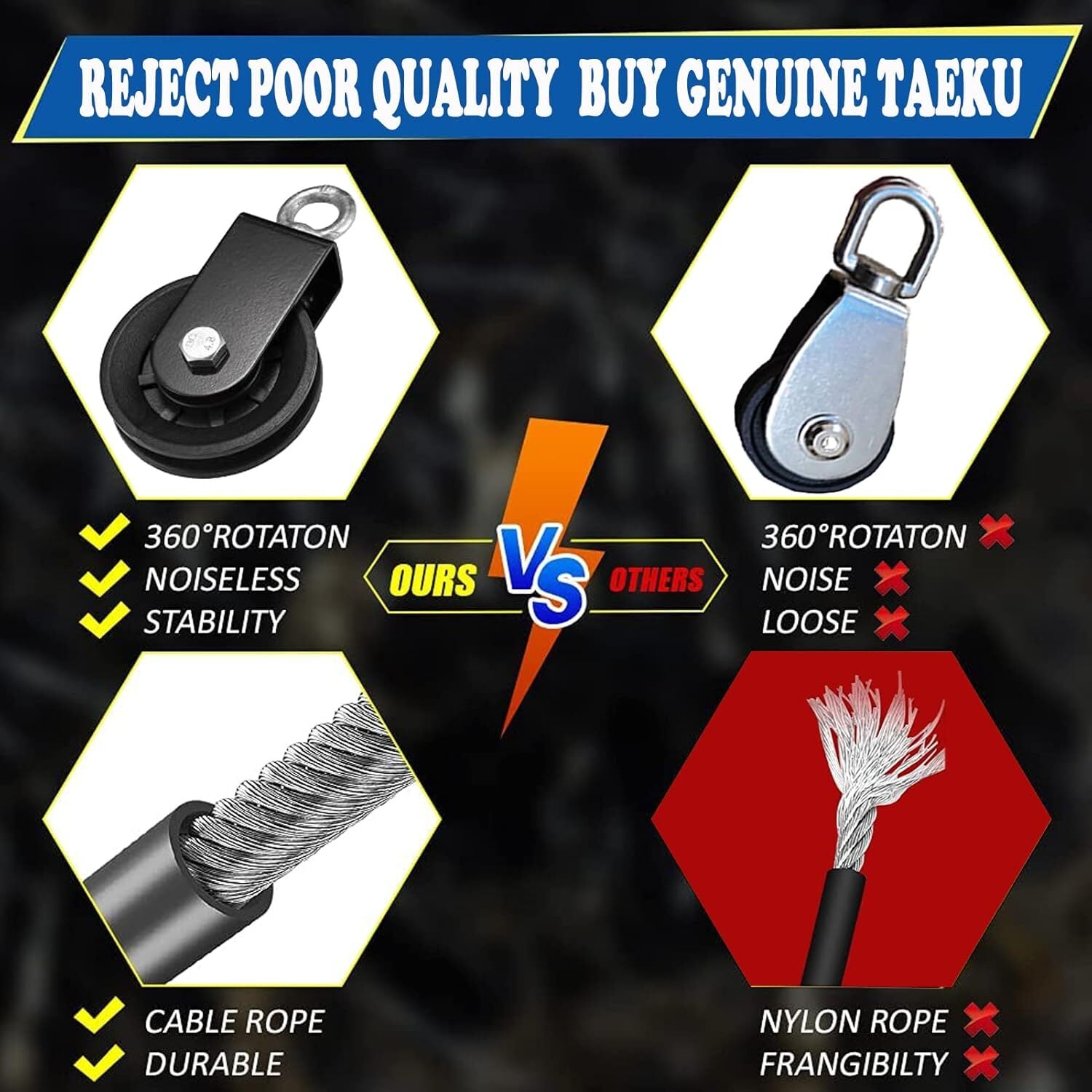 Weight Cable Pulley System Gym Professional Home Gym Equipment Upgraded Fitness